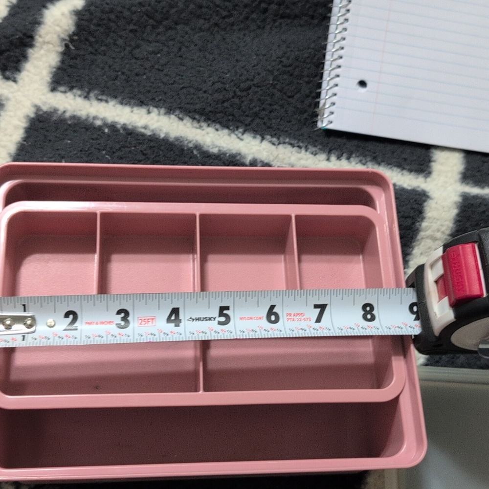 Pink Storage Box Tupperware - Picture 3 of 6